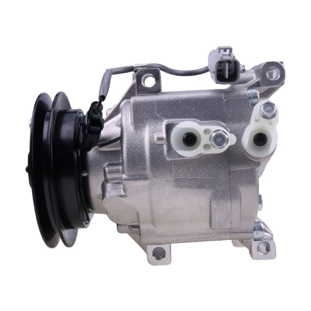 12V 122cm 1 Grove SCS06C A/C Compressor MIA10078 for use with Yanmar Engine 3TNV84T 4TNV84T John Deere Tractor 3320 3520 3720 3033R 3038R 4049R 4075R
